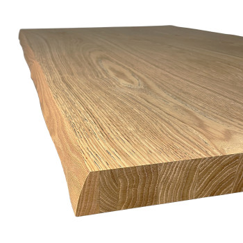 Famas bord = Vindral Barked massivt trä - Utdragbart bord 90x160/260 cm Vindral Barked ek antracitben