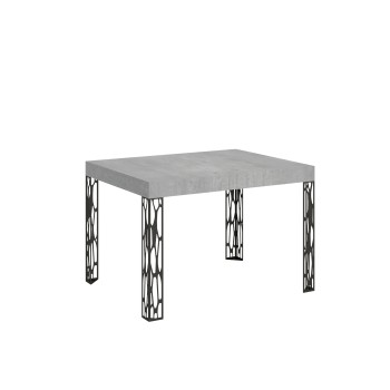 Ghibli-bord - Utdragbart bord 80x120/204 cm Ghibli vit ask antracitram
