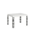 Ghibli utdragbart bord 80x120/204 cm med antracitgrå stomme