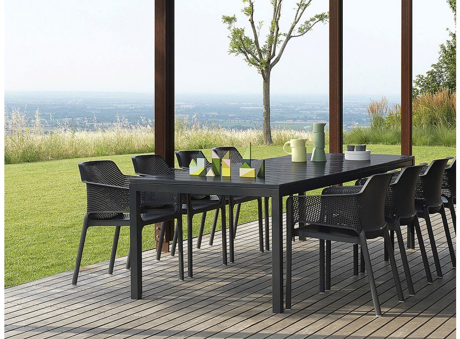 Rio Alu Utdragbart Bord 140 