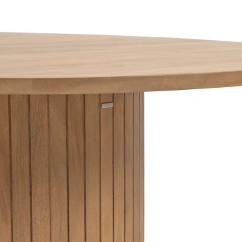 Licia runt bord i massivt mangoträ med naturlig finish Ø 120 cm