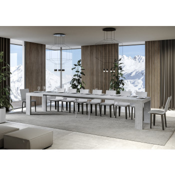 Roxell Bord P.90 - Utdragbart Bord 180/440x90 cm Roxell Vit Ask