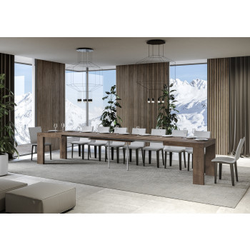 Roxell Bord P.90 - Utdragbart Bord 180/440x90 cm Roxell Vit Ask