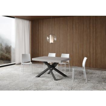 Volantis Premium bord antracitben P.90 - Utdragbart bord 120/224x90 cm Volantis Premium vit ask antracitben