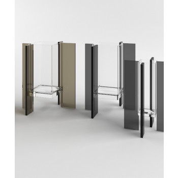 FLY SQUARE glasvas av ADRIANI & ROSSI