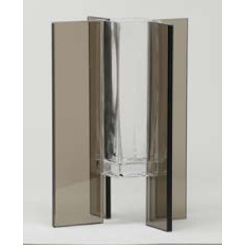 FLY SQUARE glasvas av ADRIANI & ROSSI